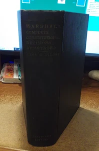 John Marshall Complete Constitutional Decisions - John Dillon - 1903 - HC - Picture 1 of 12