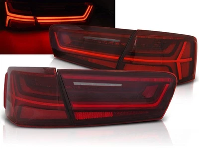 LED Rückleuchten für Audi A6 4G C7 Limo Bj. 2011-2014 Rot dynamischer Blinker - Bild 1 von 4