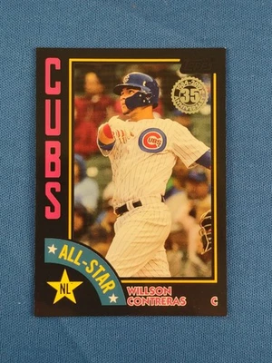 2019 Topps Willson Contreras 35th Anniversary All-Star Black Parallel SP 296/299 - Image 1 of 2