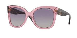 VOGUE VO5338S 28368J Transparent Pink Violet Polarized 54 mm Women's Sunglasses - Picture 1 of 2