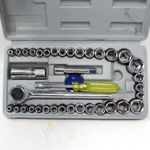 Performance Tool W1173 Sae/Metric 40-Piece Socket Set (1/4" & 3/8" Drive) - Picture 1 of 7