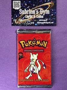 Mewtwo Base Set 2 Pokemon Card Booster Pack (New Sealed) - Picture 1 of 2