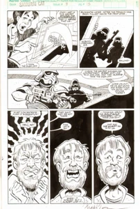 SAMURAI CAT Original Art #3 PG 15 FRANK CIROCCO 1991 signiert MARVEL Star Wars - Bild 1 von 1