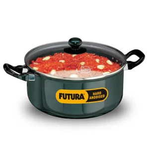 Futura 5 Ltr Cook n Serve Stewpot, Hard Anodised Stewpot with Glass Lid - AST50G - Picture 1 of 7
