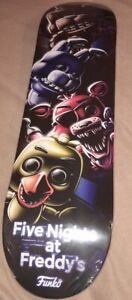 New Rare Funko exclusive Five 5 Nights at Freddys Movie Skateboard Skate Deck