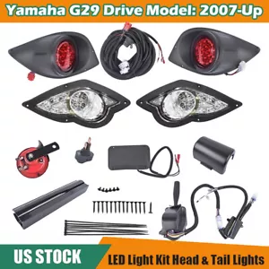 Golf Cart Headlight & Tail Light All LED Light Kit For Yamaha Drive G29 07-up - Picture 1 of 14