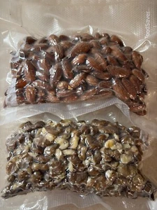 1 Lb 16 Ounces Of Nuts 8oz Each Of Black Walnuts And 8 Ounces Of Almonds - Picture 1 of 1