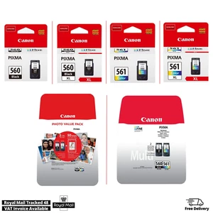 Original Canon PG560 /XL & CL561 /XL Tintenpatronen für Pixma TS5352 TS5350 Posten - Bild 1 von 8