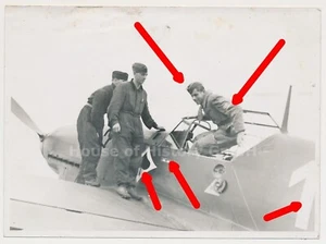 141937: Foto Pilot Flugzeugführer Jagdgeschwaders 53 Pik As Messerschmitt Bf 109 - Bild 1 von 2