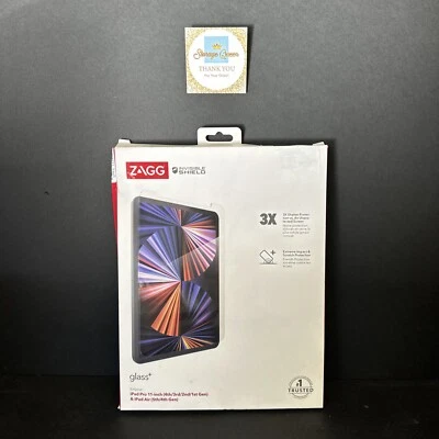 Zag Invisible Shield Glass+ Apple Pro 11 Inch (4th,/3rd/2nd/1st Gen) & iPad Air  - Image 1 of 3