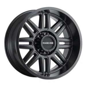 RACELINE 948 Split Rim 16X8 5X127 Offset 0 Satin Black (Quantity of 1) - Picture 1 of 2