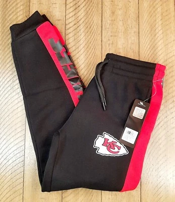 Roupas de equipe Kansas City Chiefs Youth NFL ajuste confortável joggers - Tamanho M (10/12) - Imagem 1 de 4