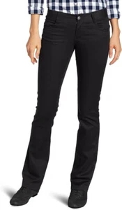 Lee Uniforms Juniors Classic 5 Pocket Straight Leg Pant, Black - Picture 1 of 2