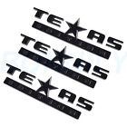 Raised Emblems TEXAS EDITION Gloss Black 3D for Silverado Stickers 3 packs GMC SUBURBAN