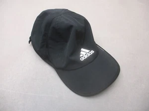 ADIDAS AEROREADY One Size Unisex Black Athletic Adjustable Baseball Cap 6Q - Picture 1 of 5