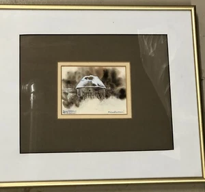 Indianapolis, Artist, Signed Watercolor, 56 & Shade land , Michiko Boorman - Picture 1 of 8