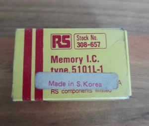 Vintage RS RadioSpares 308-657 AMI Memory IC Type 5101L-1 Brand New In Box - Picture 1 of 4