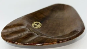 VTG BOOMERANG WOOD AMOEBA ASHTRAY TRAY SPACE AGE ATOMIC RETRO MODERNIST MCM MOD - Picture 1 of 5