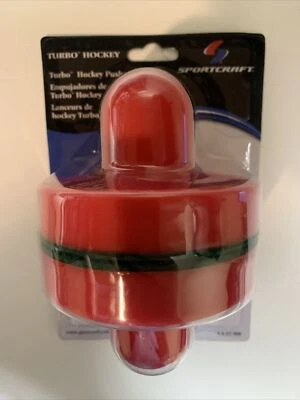 SportCraft Turbo Hockey Pushers 2 Pack Air Hockey Table Pusher Sombrero Paddle - Image 1 of 2