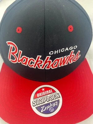 RARE Chicago Blackhawks NHL Zephyr Snapback Adjustable  - Image 1 of 4