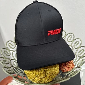 RIOT Pacific Headwear Pro Model Black Mesh Back Hat 404M in L-XL - NWOT - Picture 1 of 4