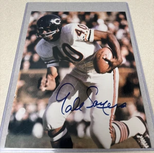 Foto a color 8x10 autografiada de Gale Sayers -- Chicago Bears - Imagen 1 de 2