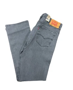 Levis 501 Jeans New Mens Original Button Fly Color Grey - Picture 1 of 3