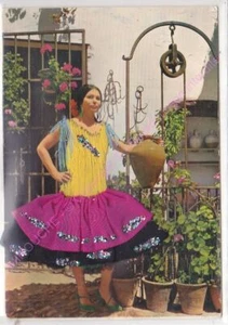 AK gestickt Bordada Folklore Flamenco n30 - Bild 1 von 1