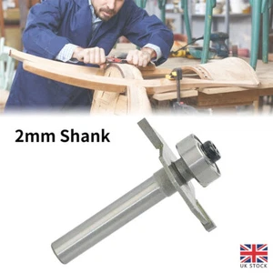 2mm Slot cutter Bit for Knock Furniture T Trim Router Campervan Kits Motorhome - Picture 1 of 11