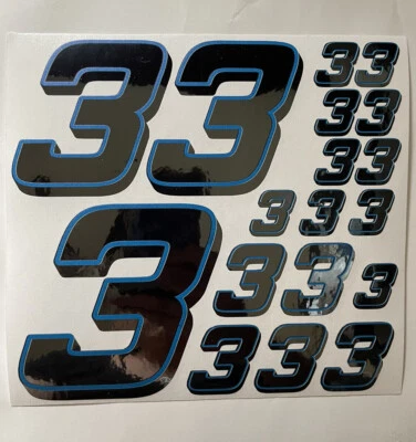 Descuento Cromo Negro con Azul #3 R/C Caja L Foto 1 de 4