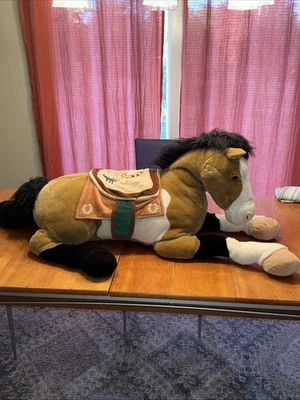 Caballo Poni Marrón Peluche Animal Alley Raro - Jumbo Grande XL 55" USADO EN EXCELENTE ESTADO Foto 1 de 4