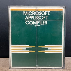 Microsoft Apple Soft Compiler SyStem per Apple II II+ IIe computer vintage - Foto 1 di 5