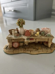 Estatuillas de seto Enesco Brambly mesa de cosecha - Imagen 1 de 10