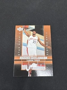 2003-04 Upper Deck Rookie Exclusives - Star Rookie LeBron James #1 (RC) - Imagen 1 de 2