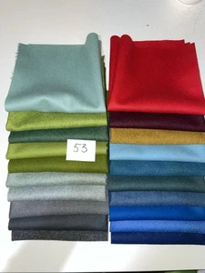 Premium Wool Fabric 20 Pieces 40 x 40 cm (not Felt) - Picture 1 of 9