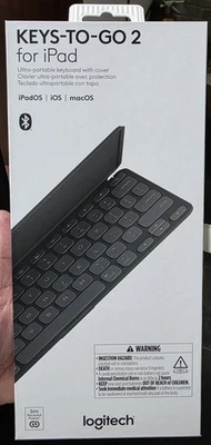 Logitech - Keys-To-Go 2 Slim Portable Bluetooth Keyboard for iPad, iPhone, Ma... - Image 1 of 2