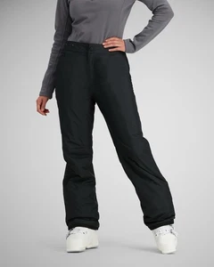 Pantalones de nieve Obermeyer Sugarbush elásticos, negros, para mujer 18 largos nuevos con etiquetas - Imagen 1 de 10