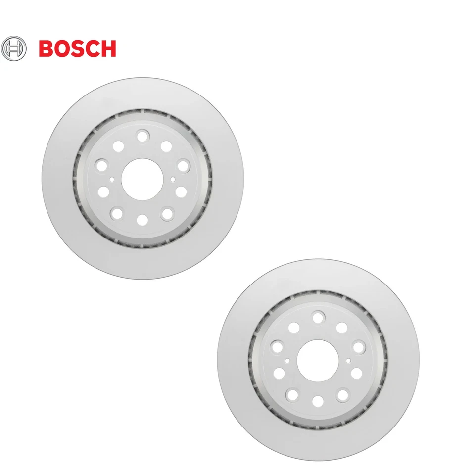 Juego de 2 rotores de freno trasero Bosch QuietCast 50011635 315 mm para Lexus LS460 07-17 Foto 1 de 1