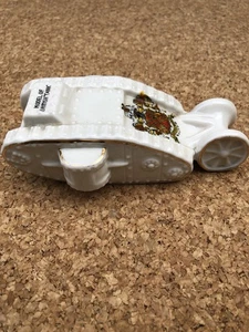 Crested Ware China Willow Art China British Tank . Bolton Reg Mo 658588 - Picture 1 of 8