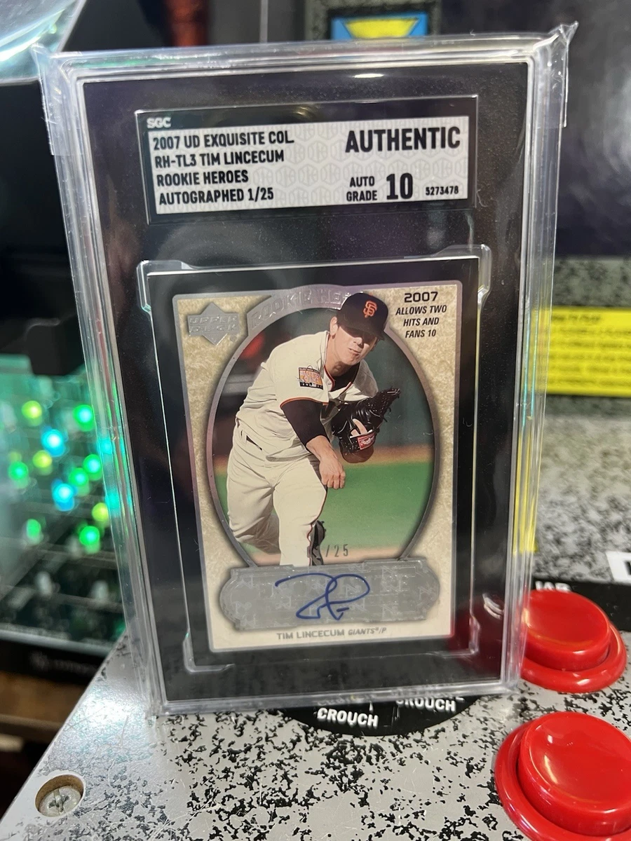 Tim Lincecum 2007 Season Baseball Sports Trading Cards