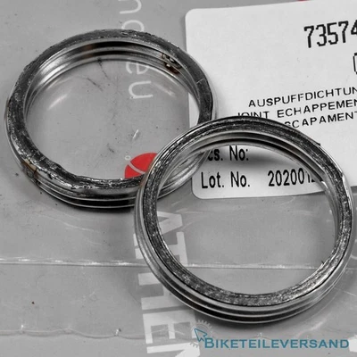 2X Krümmerdichtung Auspuffdichtung für ATU Gilera Runner Hercules Honda Kymco - Bild 1 von 2