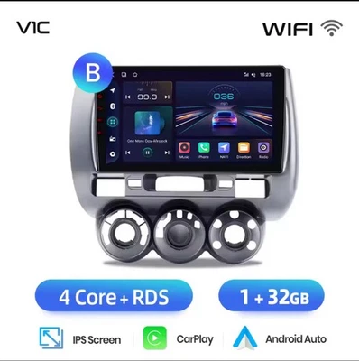 Autoradio Honda Jazz Fit 2002-2007 CarPlay-AndroidAuto BT RDS WIFI Super Promo!! - Imagen 1 de 4