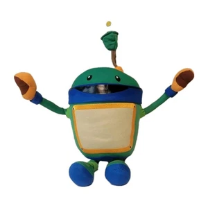 Team Umizoomi Poseable BOT Stuffed Plush, Nickelodeon Nick Jr - Green Robot 14in - Picture 1 of 5