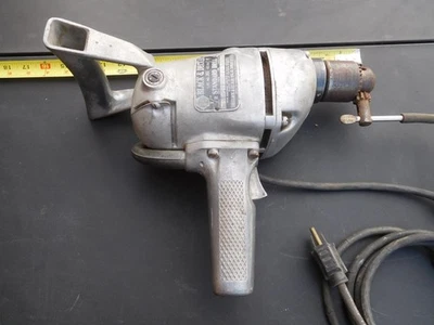 Vtg 1960 Black & Decker Standard 1/2" 400-RPM Electric Drill USA #361 Full Metal - Image 1 of 4