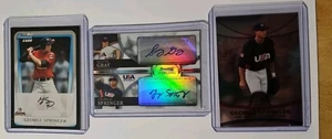 2010 Bowman Sterling Refraktor /99 Sonny Gray George Springer #BSDA-13 Autogramm - Bild 1 von 3