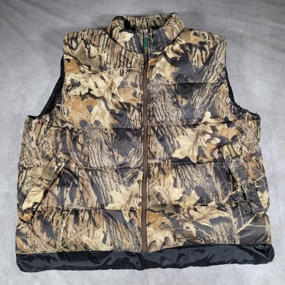 Chaleco acolchado Remington camuflado para hombre XL cremallera caza exterior nailon cálido acolchado Foto 1 de 4