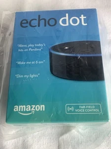 Altavoz Bluetooth Inteligente Amazon ECHO DOT 2ª Generación con Alexa Negro Nuevo - Imagen 1 de 4