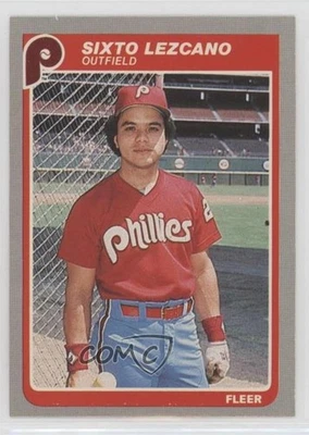 1985 Fleer Sixto Lezcano #258 - Image 1 of 2
