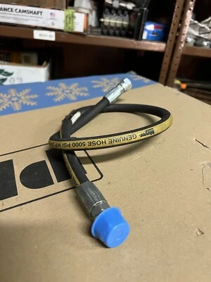 NEW MEYER 22884 1/4” x 33” FEM ORF SWVL Hydraulic Ram Hose E72 snowplow pumps - Image 1 of 4