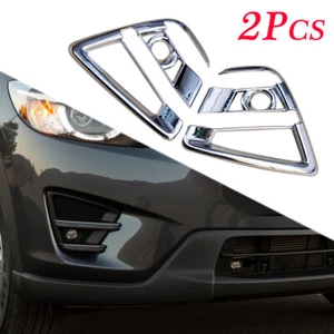 Lámpara antiniebla trasera delantera cubierta moldeadora para párpados para Mazda CX-5 2016 acabado cromado - Imagen 1 de 8